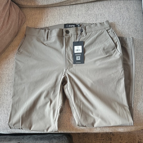 Cuts Clothing Tan Chinos/Joggers